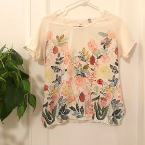 Anthropologie Popillia shirt by Michelle Morin